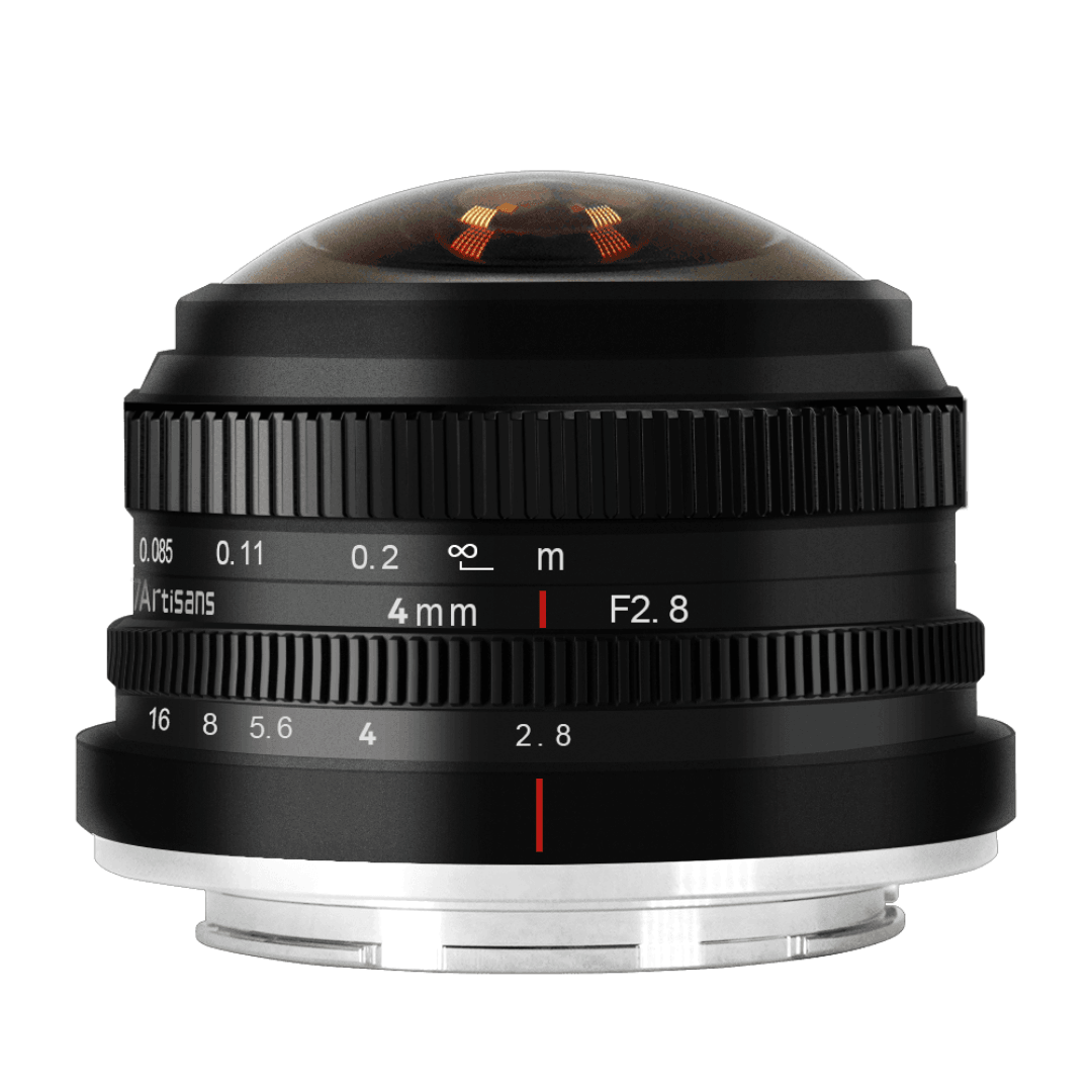 7Artisans 4mm F2.8 Circular Fisheye Ultra Wide Angle Manual Focus Lens - Vitopal