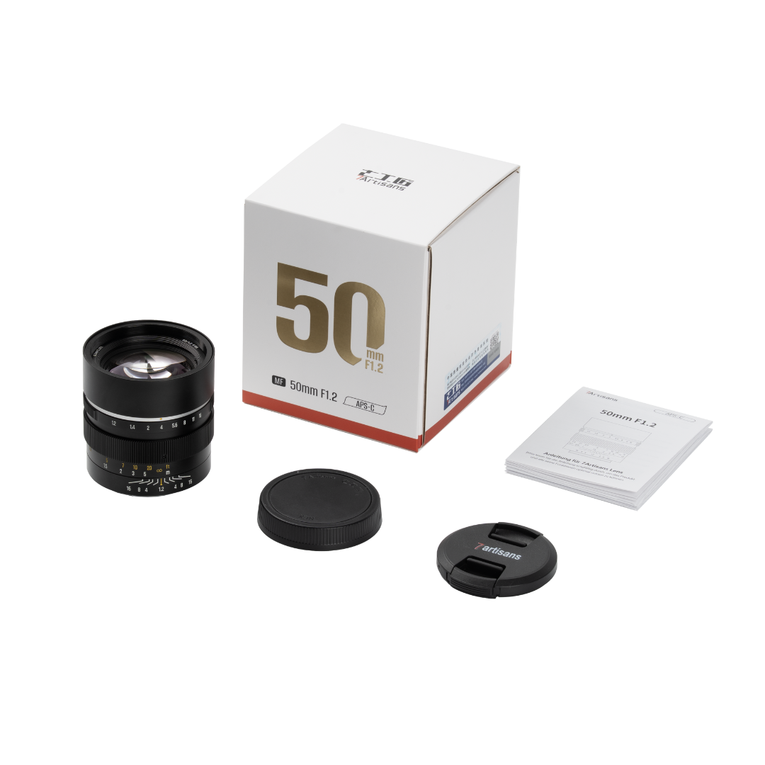 7artisans MF 50mm F1.2 APS-C Lens
