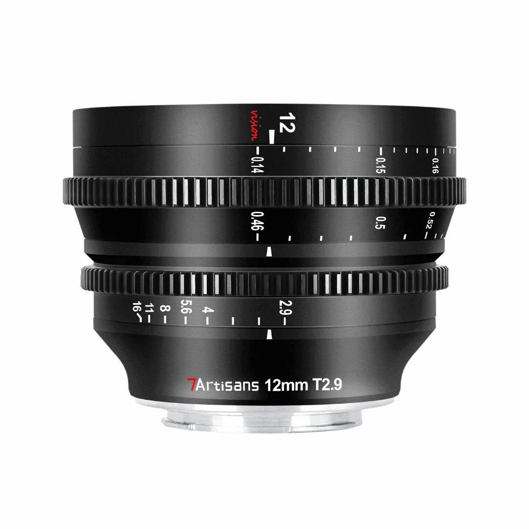 レンズ(単焦点) Cinema lens 7artisans 12mm T2.9 APSC 7artisans 12mm T2.9 APS-C Ultra Wide Angle Cinema Lens