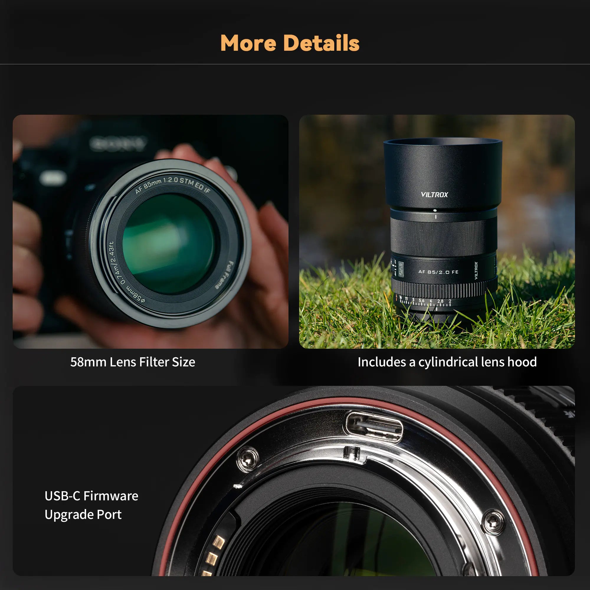 Viltrox AF 85mm F2.0 EVO Full Frame Lens