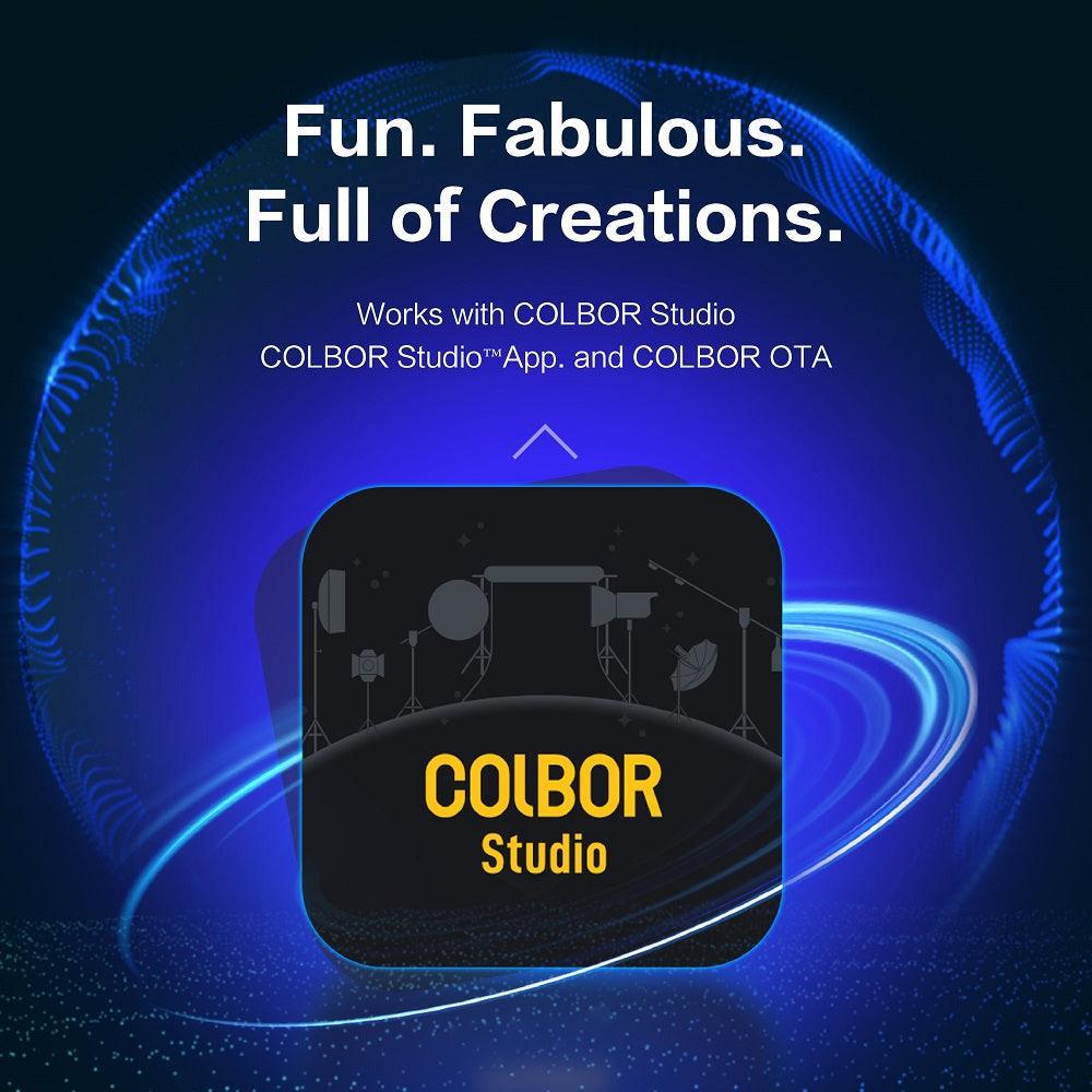 COLBOR CL60 RGB Video Light Full Color 2700K-6500K Bowens Mount APP Control Video Light