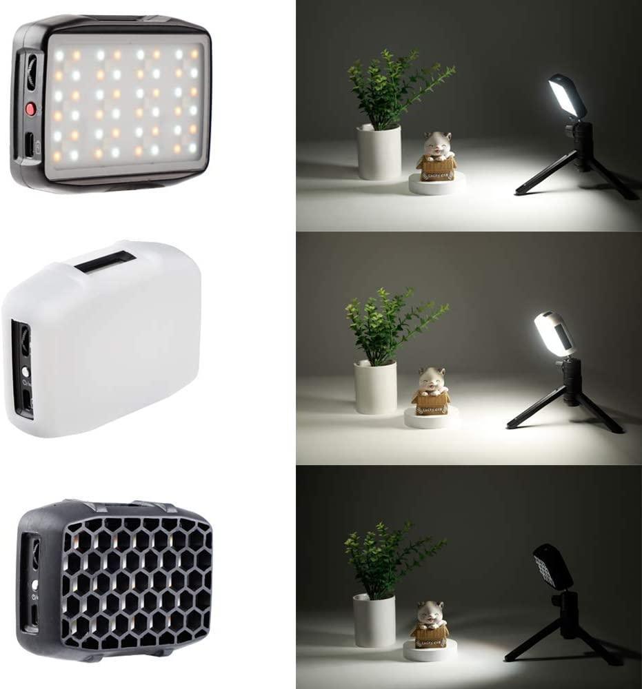 FalconEyes PockeLite F7 mini RGB & Variable Color LED Light with Diffuser & Grid