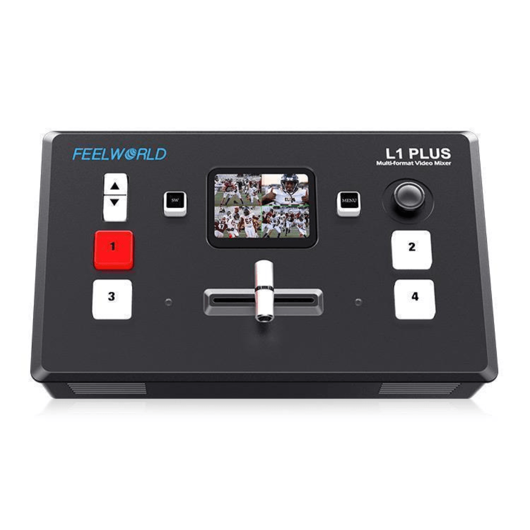 FEELWORLD L1 PLUS Multi-camera Video Mixer Switcher Touch Screen USB2.0 Recording PTZ Control USB3.0 Fast Streaming - Vitopal