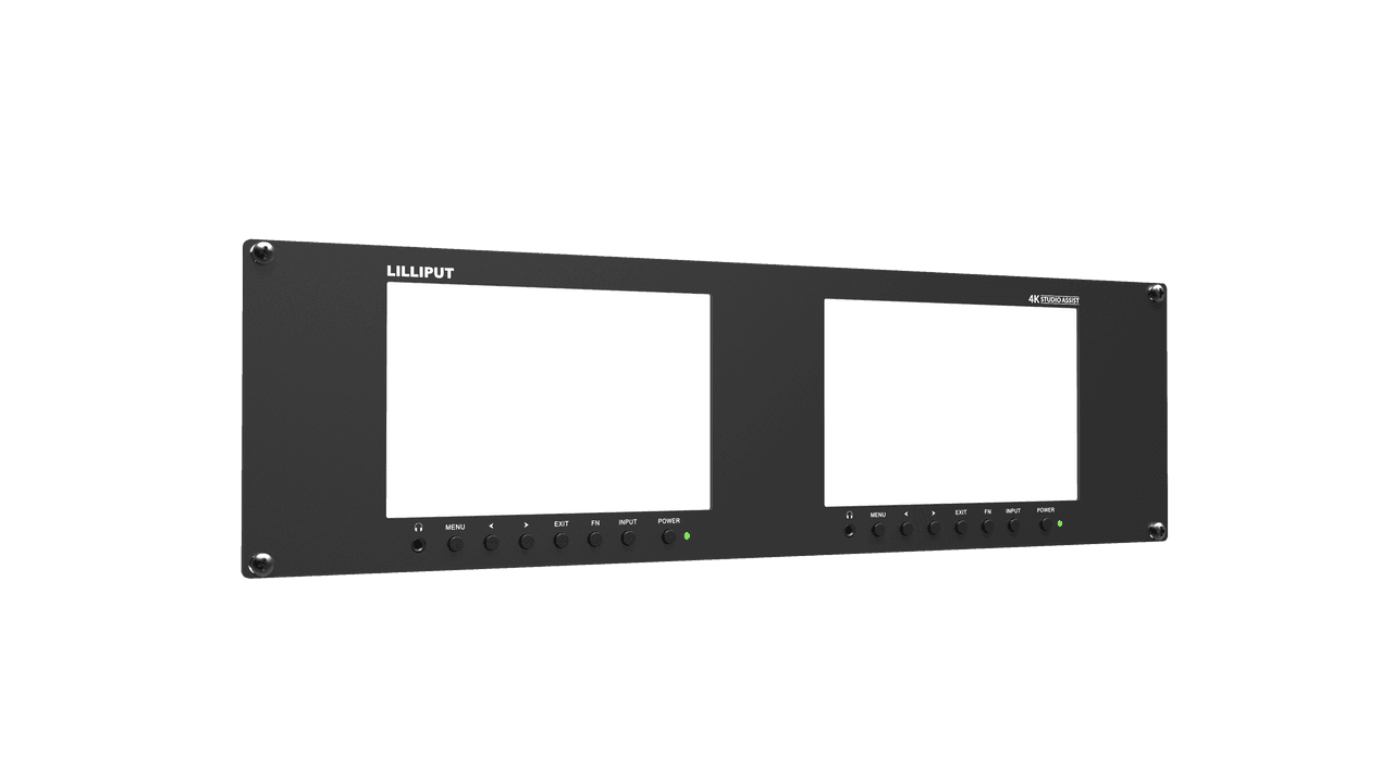 Lilliput RM-7029S Dual 7 inch 3RU rackmount SDI Monitor