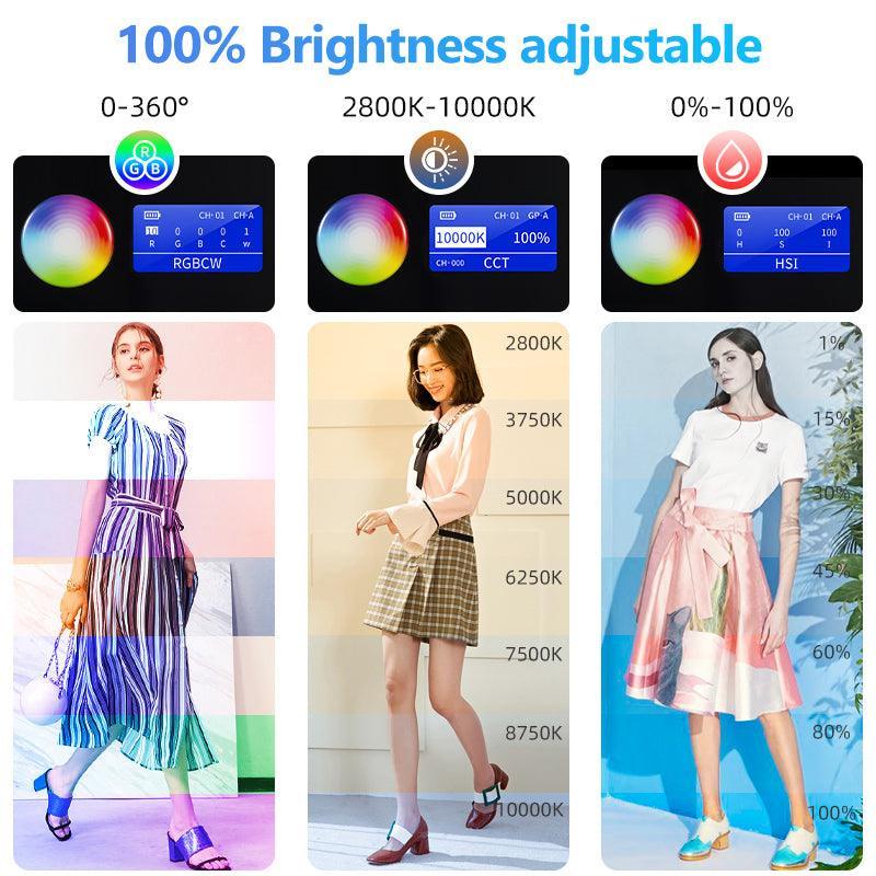 Sutefoto TP50 RGB APP Full Color Panel Light