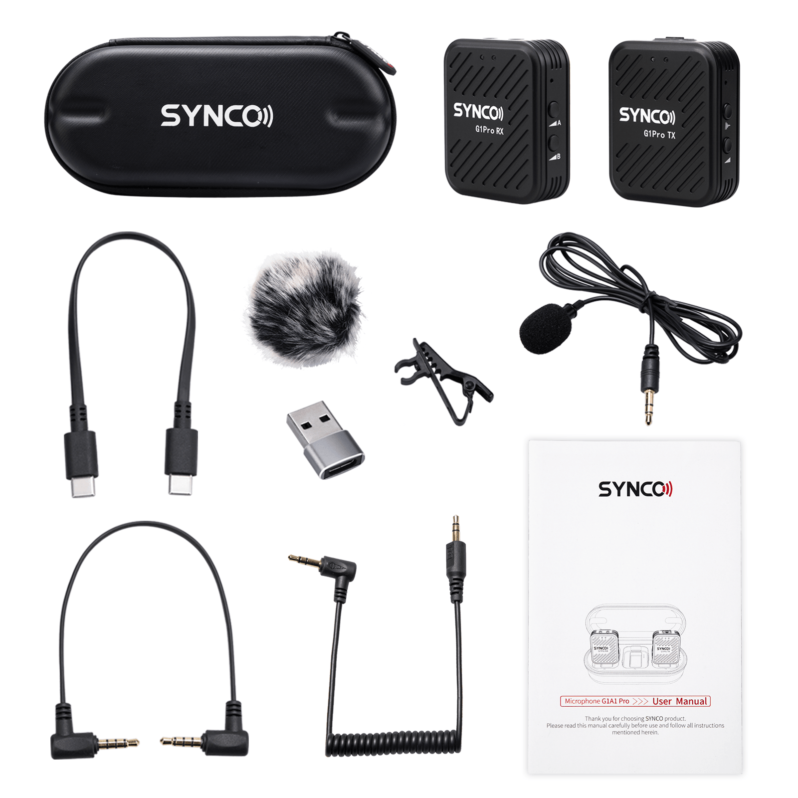 SYNCO G1A1 Pro Ultracompact Digital Wireless Lavalier Microphone