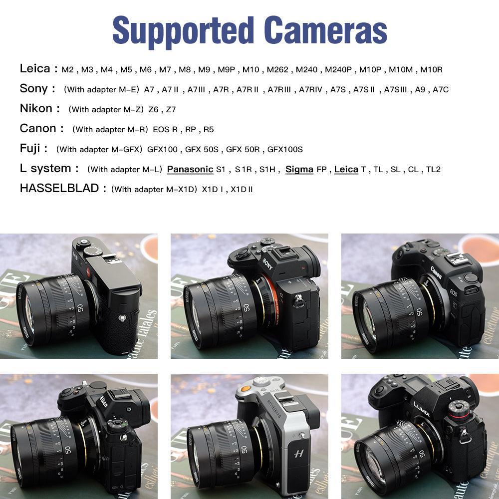 TTArtisan 50mm F0.95 APSH Full Frame Manual Focus Lens for Leica M