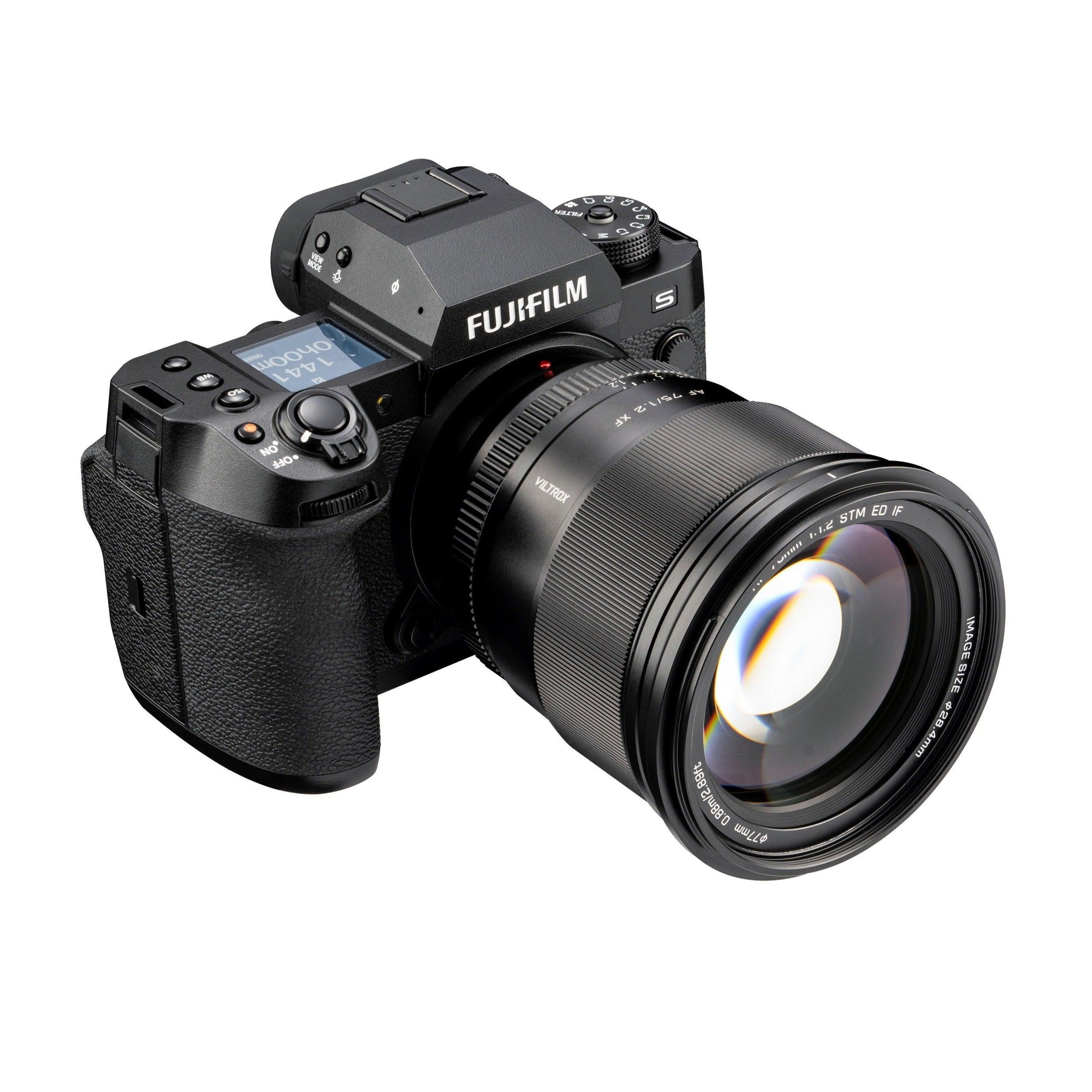 Viltrox 75mm F1.2 PRO XF Auto Focus Large Aperture Prime Lens for Fujifilm X - Vitopal