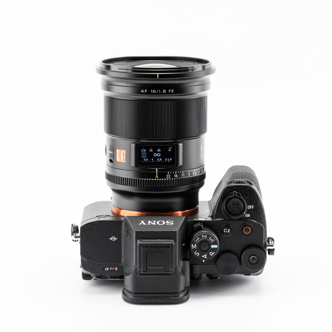 Viltrox 16mm F1.8 Pro Level Wide Angle Autofocus Lens with LCD Screen,  Compatible with Full-Frame Sony E-Mount Mirrorless Cameras Alpha a7 a7II  a7III