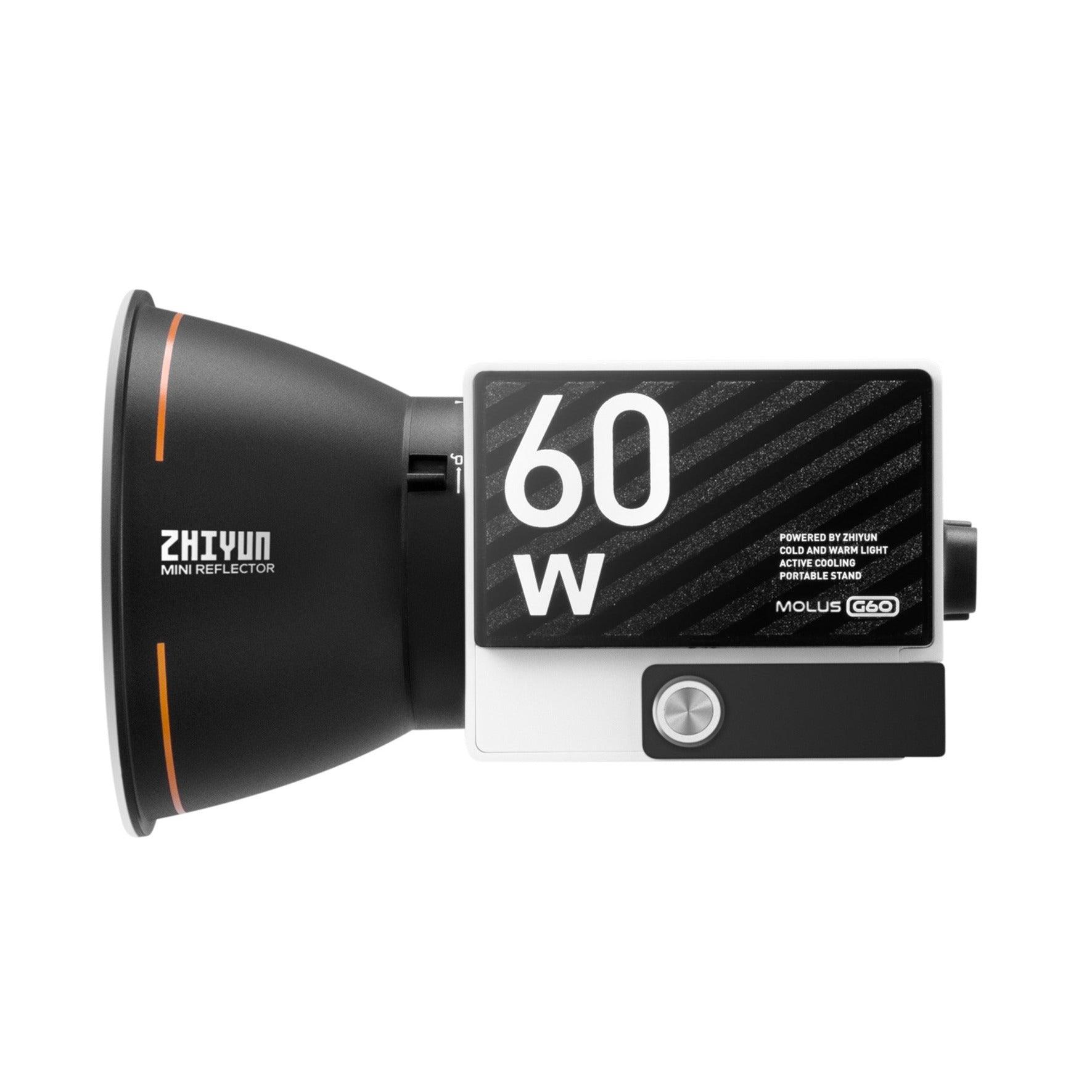 Zhiyun MOLUS G60 60W Pocket COB Light 2700K-6500K Bi-Color LED Light - Vitopal