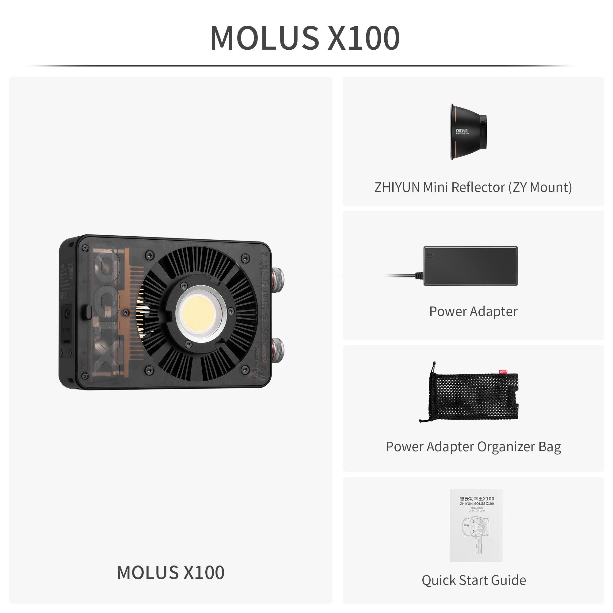 Zhiyun MOLUS X100 100w Poacket COB Light - Vitopal